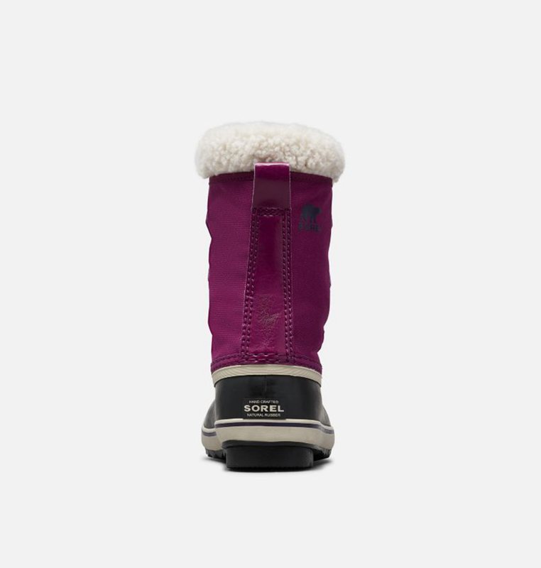 Kids Snow Boots Purple/Black - Sorel Youth Yoot Pac™ Nylon - 851-DXBIGM